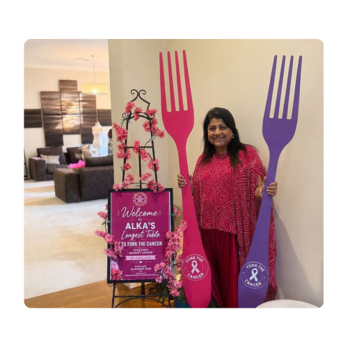 Fork Cancer Award Forking Fabulous Winner Alka