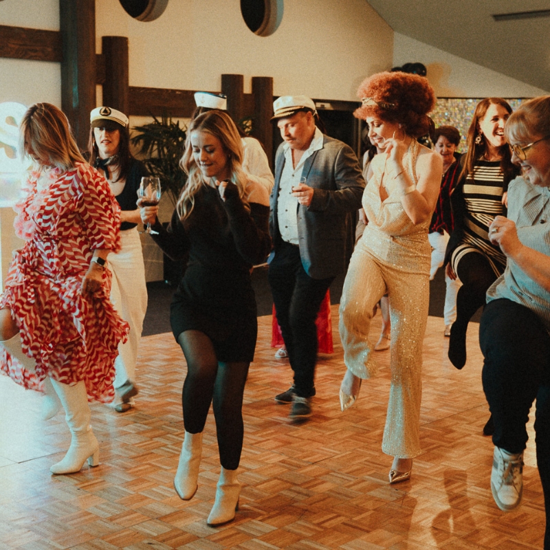 alt='Bec Childs yacht party TLT'