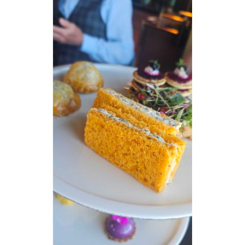 High tea finger sandwiches